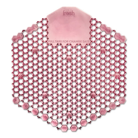 Picture of Wave 3d Urinal Deodorizer Screen, Spiced Apple Scent, Red, 10/box