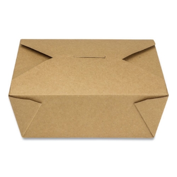 Picture of Reclosable Kraft Take-Out Box, 48 Oz, Paper, 300/carton