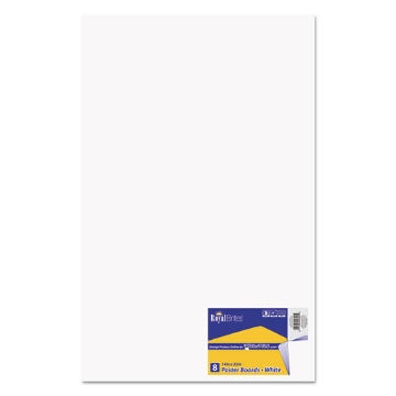 Picture of Premium Coated Poster Board, 14 X 22, White, 8/pack