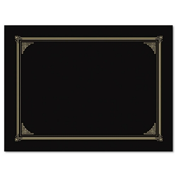 Picture of Certificate/Document Cover, 12.5 x 9.75, Metallic Gray, 6/Pack