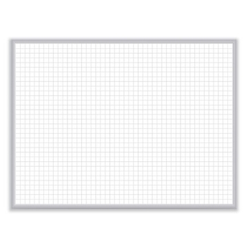 Picture of Non-Magnetic Whiteboard with Aluminum Frame, 24 x 17.81, White Surface, Satin Aluminum Frame, Ships in 7-10 Business Days