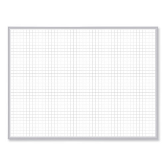 Picture of Non-Magnetic Whiteboard with Aluminum Frame, 36 x 23.81, White Surface, Satin Aluminum Frame, Ships in 7-10 Business Days