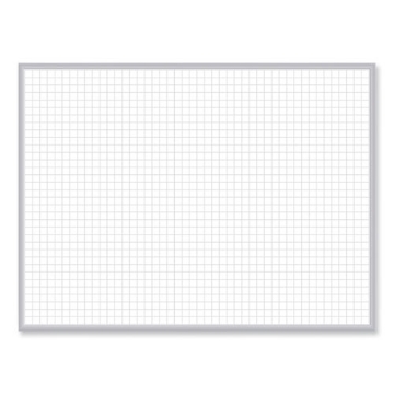 Picture of Non-Magnetic Whiteboard with Aluminum Frame, 48 x 35.81, White Surface, Satin Aluminum Frame, Ships in 7-10 Business Days