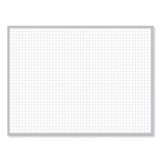 Picture of Non-Magnetic Whiteboard with Aluminum Frame, 48 x 35.81, White Surface, Satin Aluminum Frame, Ships in 7-10 Business Days