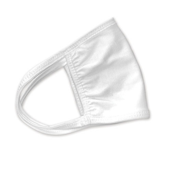 Picture of Cotton Face Mask With Antimicrobial Finish, White, 600/carton