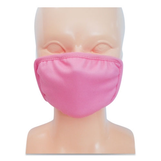 Picture of Kids Fabric Face Mask, Pink, 500/carton