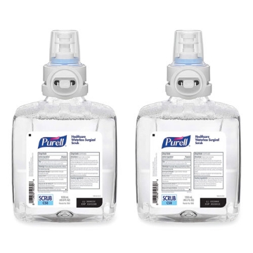 Picture of Waterless Surgical Scrub Gel Hand Sanitizer, 1,200 Ml Refill Bottle, Fragrance-Free, For Cs-8 Dispenser, 2/carton