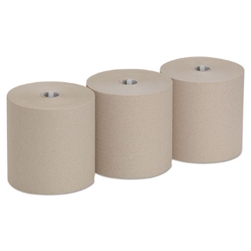 Picture of Pacific Blue Ultra Paper Towels, 1-Ply, 7.87" x 1,150 ft, Natural, 3 Rolls/Carton