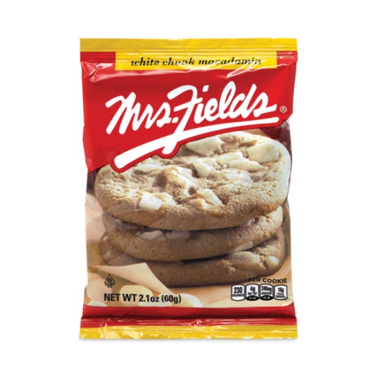 Picture of White Chunk Macadamia Cookies, 2.1 oz, Individually Wrapped Pack, White Chocolate, 12/Carton, Ships in 1-3 Business Days