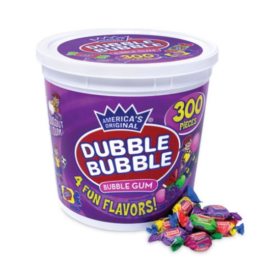 Picture of Bubble Gum Assorted Flavor Twist Tub, 300 Pieces/Tub, 1 Tub/Carton, Ships in 1-3 Business Days