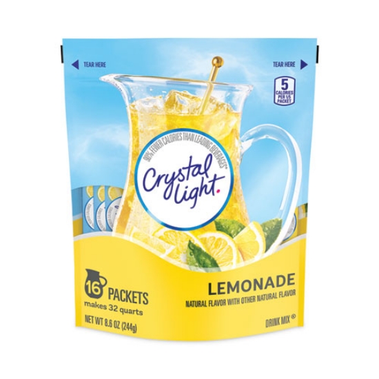 Picture of Flavored Drink Mix Pitcher Packs, Lemonade, 0.14 oz Packets, 16 Packets/Pouch, 1 Pouch/Carton, Ships in 1-3 Business Days