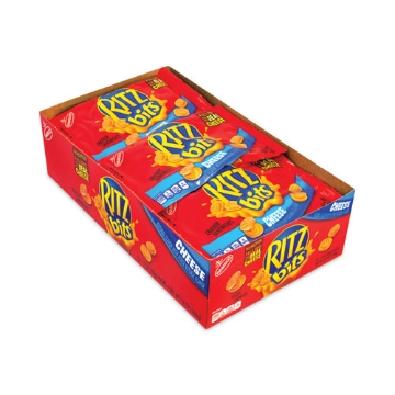Picture of Ritz Bits Cheese Sandwich Crackers, 1 oz Pouch, 48 Pouches/Carton, Ships in 1-3 Business Days