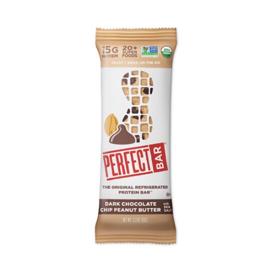 Picture of Refrigerated Protein Bar, Dark Chocolate Peanut Butter with Sea Salt, 2.3 oz Bar, 16/Carton, Ships in 1-3 Business Days