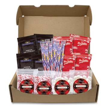 Picture of Warm Winter Wishes Hot Chocolate Kit, 20 Assorted Items/Box, Ships in 1-3 Business Days
