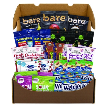 Picture of Fruits and Nuts Snack Box, 37 Assorted Snacks/Box, Ships in 1-3 Business Days