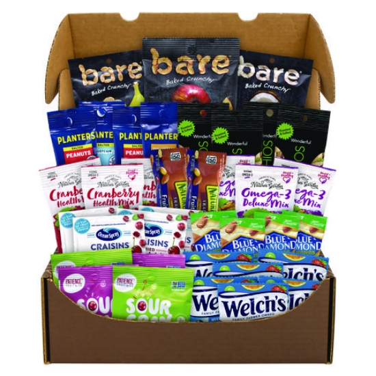 Picture of Fruits and Nuts Snack Box, 37 Assorted Snacks/Box, Ships in 1-3 Business Days