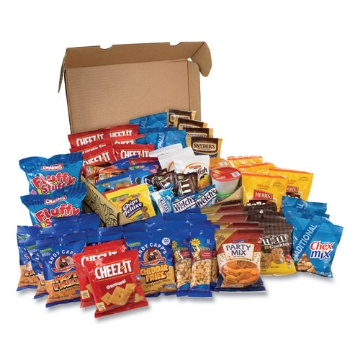 Picture of Big Party Snack Box, 75 Assorted Snacks/Box,  Ships in 1-3 Business Days