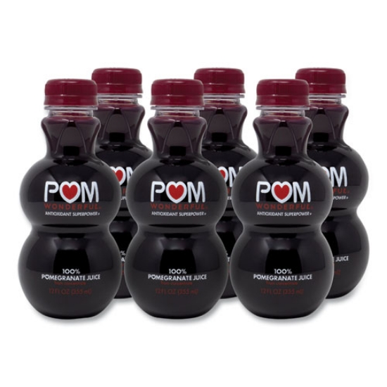 Picture of 100% Pomegranate Juice, 12 Oz Bottle, 6/pack, Ships In 1-3 Business Days