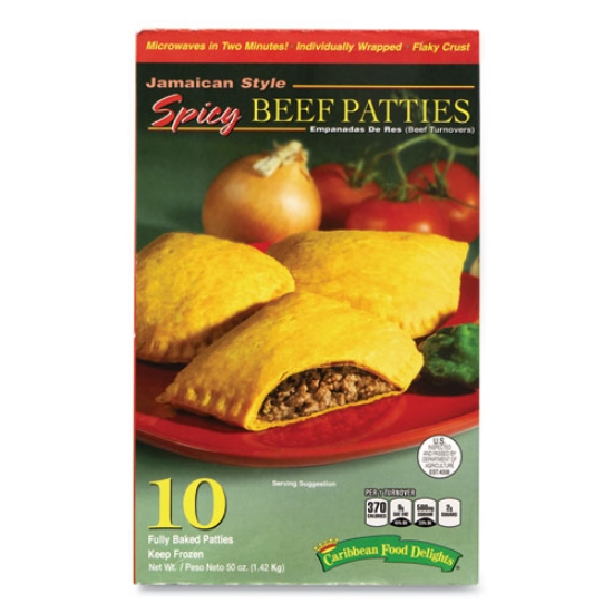 Picture of Jamacian Style Spicy Beef Empanadas, 5 oz, 10/Carton, Ships in 1-3 Business Days