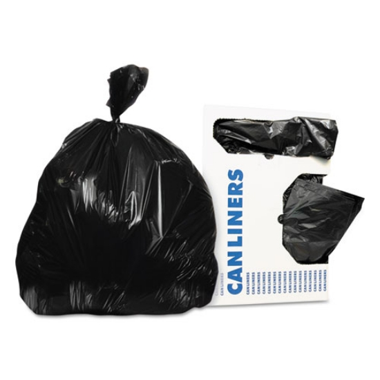 Picture of Linear Low-Density Can Liners, 30 Gal, 0.5 Mil, 30" X 36", Black, 250/carton