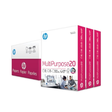 Picture of MultiPurpose20 Paper, 96 Bright, 20 lb Bond Weight, 8.5 x 11, White, 500 Sheets/Ream, 3 Reams/Carton