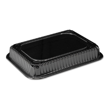 Picture of PLASTIC DOME LID, RECTANGLE, FITS 1 LB OBLONG PAN 2060, CLEAR, 500/CARTON