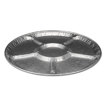 Picture of ALUMINUM LAZY SUSAN, 6 COMPARTMENTS, 18" DIAMETER X 0.94"H, 25/CARTON