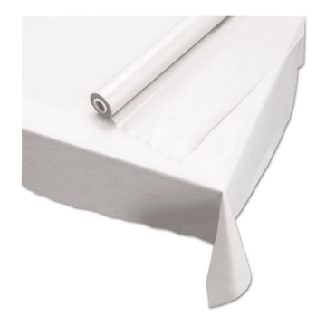 Picture of Plastic Roll Tablecover, 40" X 100 Ft, White