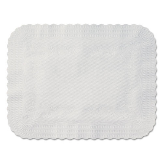 Picture of Scalloped Edge Traymat, Bond Paper, White, 19.13 X 14, 1,000/carton