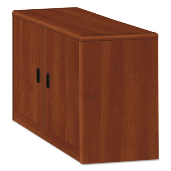 Picture of 10700 series locking storage cabinet, 36w x 20d x 29.5h, cognac
