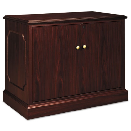Picture of 94000 Series Storage Cabinet, 37.5w x 20.5d x 29.5h, Mahogany