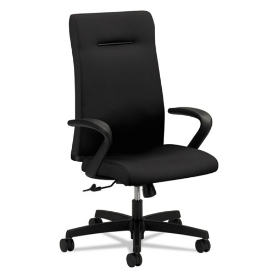 Picture of Ignition Series Executive High-Back Chair, Supports Up To 300 Lb, 17" To 21" Seat Height, Black