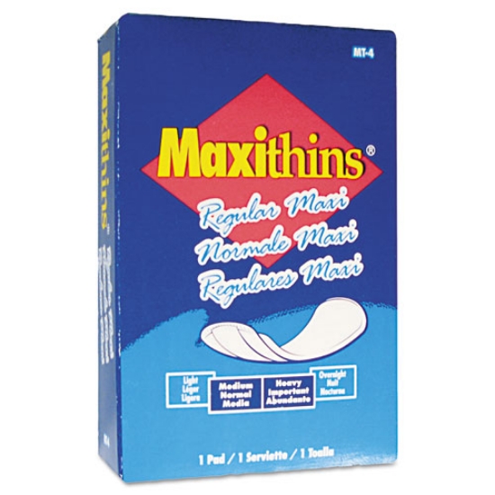 Picture of Maxithins Vended Sanitary Napkins #4, Maxi, 100 Individually Boxed Napkins/carton