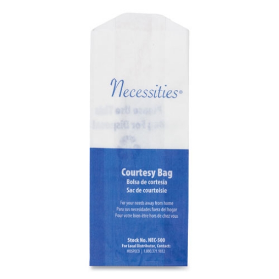 Picture of Feminine Hygiene Convenience Disposal Bag, 3" X 7.75", White, 500/carton