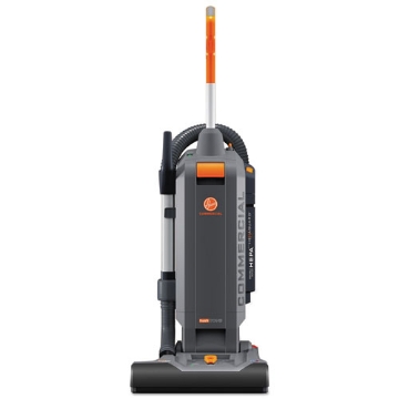 Picture of Hushtone Vacuum Cleaner With Intellibelt, 15" Cleaning Path, Gray/orange