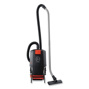 Picture of HVRPWR 40v Cordless Backpack Vacuum, Battery Sold Separately, 6 qt Tank Capacity, Black/red