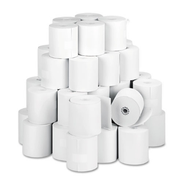 Picture of Impact Bond Paper Rolls, 3" X 150 Ft, White, 50/carton