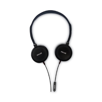 Picture of HP200 Headphone with Microphone, 6 ft Cord, Black
