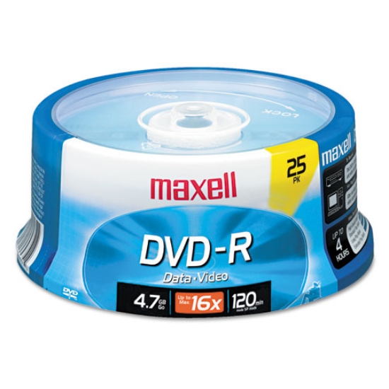 Picture of Dvd-R Recordable Disc, 4.7 Gb, 16x, Spindle, Gold, 25/pack