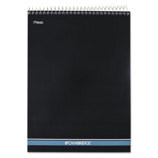 Picture of Stiff-Back Wire Bound Notepad, Medium/college Rule, Navy Cover, 70 White 8.5 X 11.5 Sheets