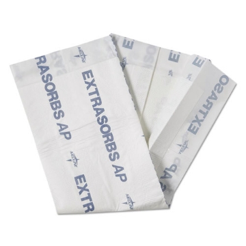 Picture of Extrasorbs Air-Permeable Disposable Drypads, 30" X 36", White, 5 Pads/pack