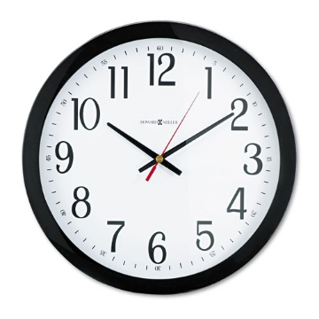 Picture of Gallery Wall Clock, 16" Overall Diameter, Black Case, 1 Aa (sold Separately)