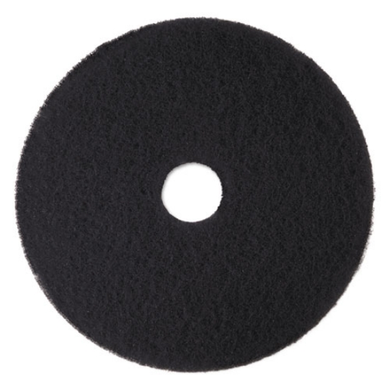 Picture of Low-Speed High Productivity Floor Pads 7300, 15" Diameter, Black, 5/carton
