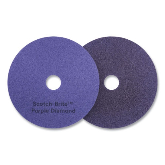 Picture of Diamond Floor Pads, 14" Diameter, Purple, 5/carton