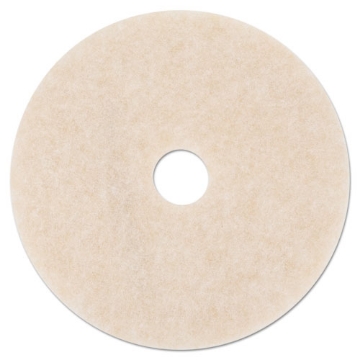 Picture of Ultra High-Speed Topline Floor Burnishing Pads 3200, 20" Diameter, White/amber, 5/carton