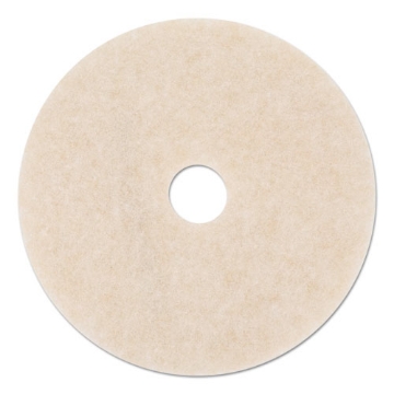 Picture of Ultra High-Speed Topline Floor Burnishing Pads 3200, 24" Diameter, White/amber, 5/carton