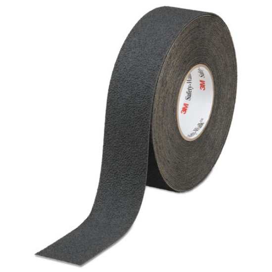 Picture of Safety-Walk Slip-Resistant Medium Resilient Tread Rolls, 1" X 60 Ft, Black, 4/carton