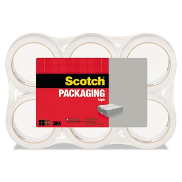 Picture of 3350 General Purpose Packaging Tape, 3" Core, 1.88" x 109 yds, Clear, 6/Pack