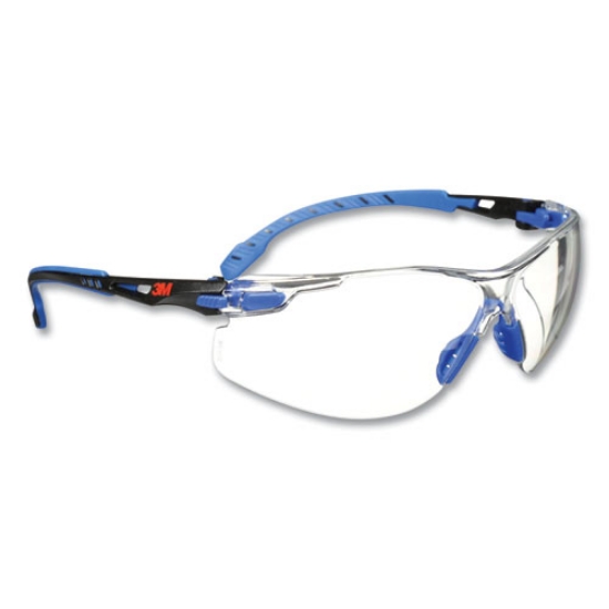 Picture of Solus 1000 Series Safety Glasses, Blue Plastic Frame, Clear Polycarbonate Lens