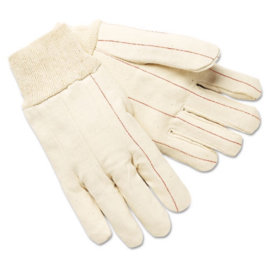 Picture of Double-Palm Hot Mill Gloves, Men's, Cotton, Dozen